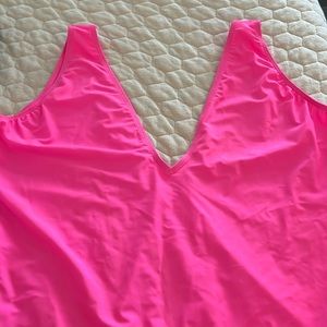 NWOT ASOS Swim hot pink swimsuit. US size 24 UK 28 WU 56.